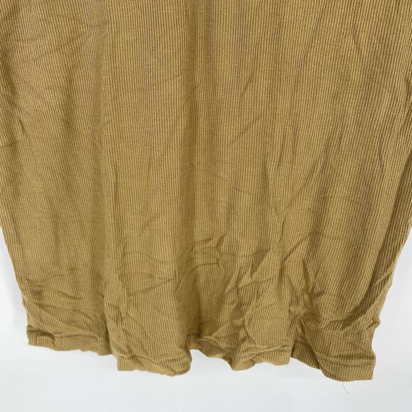 Skims Cotton Ribbed Tee Shirt Short Sleeve Green Women's Size 3XL - Picture 4 of 5